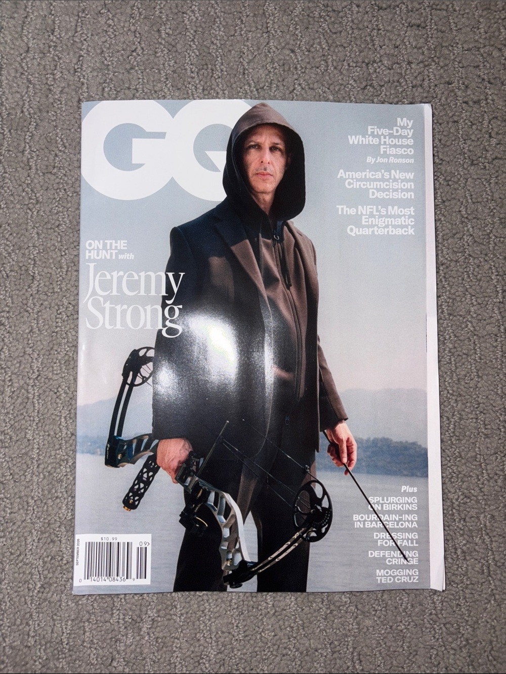 GQ September 2026 Jeremy Strong